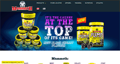 Desktop Screenshot of mammothsupplements.com